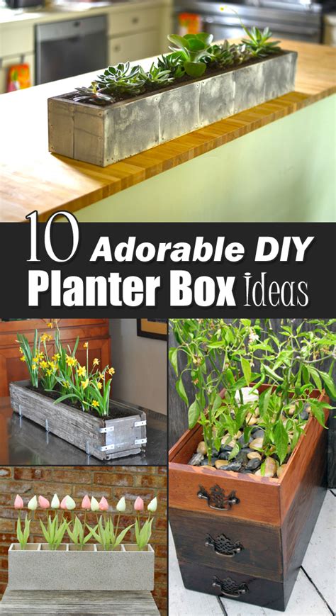 10 Diy Small Planter Box Homyracks