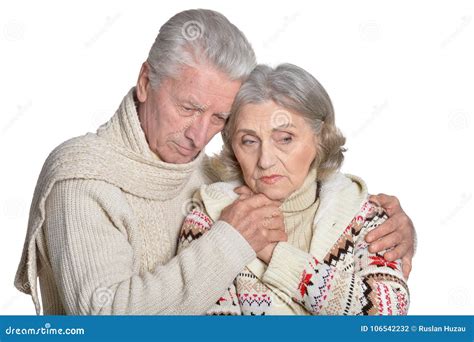 Sad Senior couple stock photo. Image of unhappy, happy - 106542232