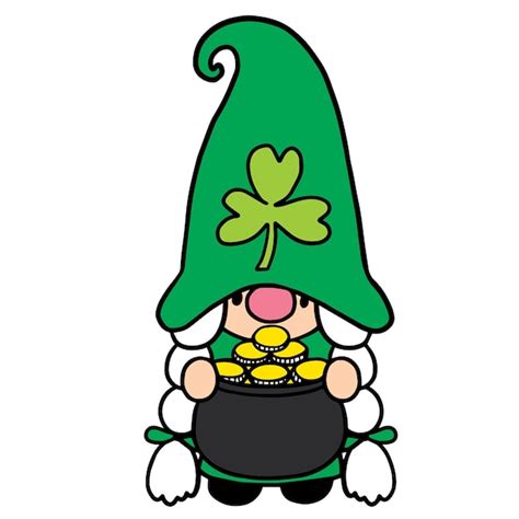 Dessin Anim Mignon Vecteur De Personnage Gnome De La Saint Patrick