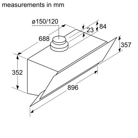 Buy Bosch Series Wall Mounted Cooker Hood Cm Online In Dubai Abu