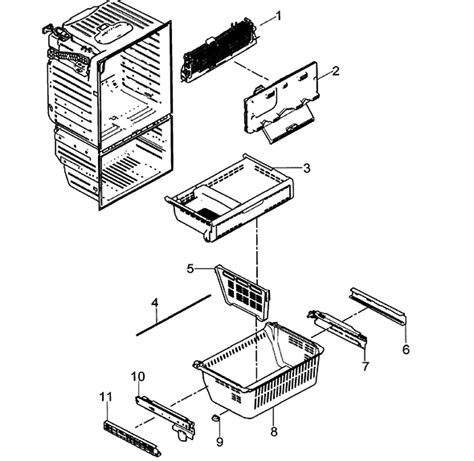 Samsung RFG29PHDWP XAA Refrigerator Partswarehouse