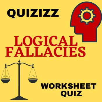 Logical Fallacy Quizizz Multiple Choice Review Lesson Quiz Rhetoric