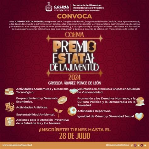 Presenta Subsejuv La Convocatoria Al Premio Estatal De La Juventud