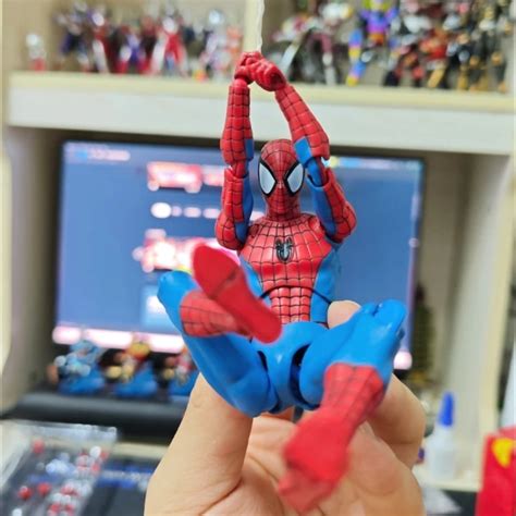 Ct Toys Figura De Acci N De Spiderman Peter Parker Mafex Disfraz Cl