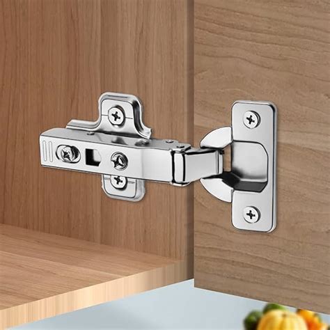 Chibery Pcs Inset Soft Close Hinges Clip On Plate For Easy