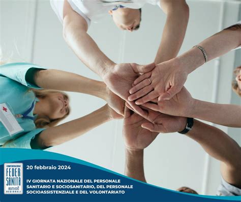 Iv Giornata Nazionale Personale Sanitario Federsanit Oggi Celebriamo