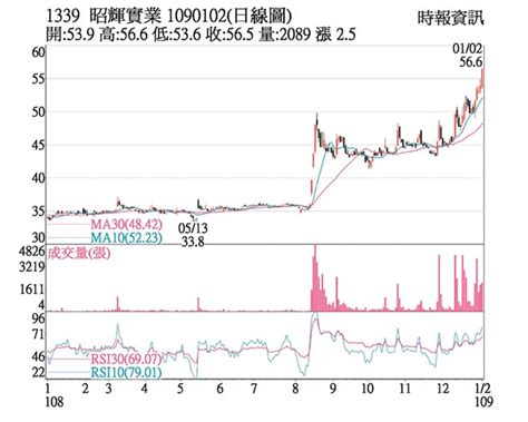 熱門股－昭輝 多頭排列下檔有撐 證券．權證 工商時報