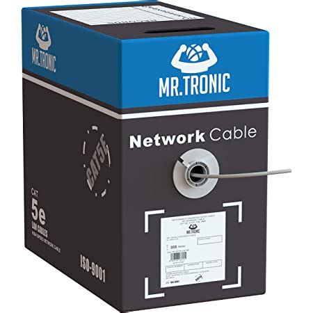 Mr Tronic M Bobina Cavo Di Rete Ethernet Cat E Cca Utp Rj