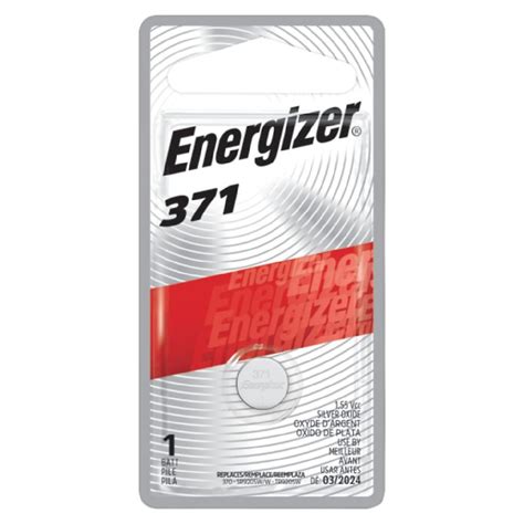 Energizer Silver Oxide Battery 371 Walgreens