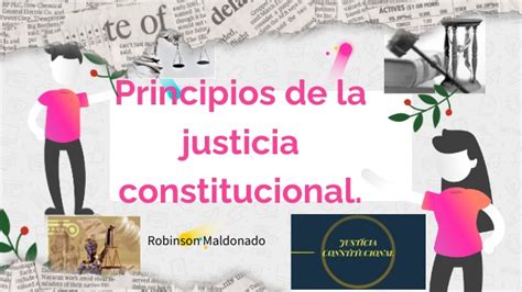 Principios De La Justicia Constitucional