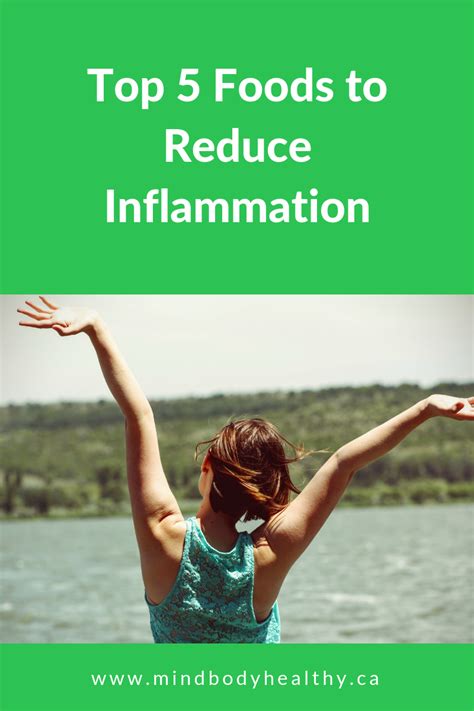 Top 5 Foods To Reduce Inflammation Mind Body Healthy Holistic Nutrition