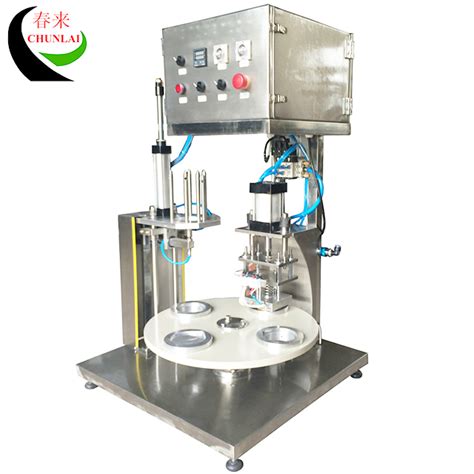 Ms Semi Automatic Rotary Type Cup Filling Sealing Machine From China