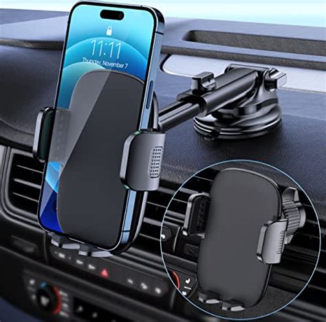 Qifutan Car Phone Holder Mount Phone Mount For Car Windshield Dashboard