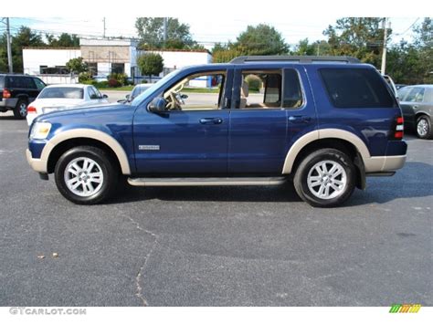 Dark Blue Pearl Metallic 2008 Ford Explorer Eddie Bauer 4x4 Exterior Photo 72445887