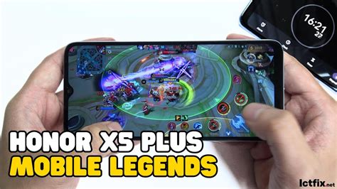 Honor X Plus Mobile Legends Gaming Test Helio G Hz Display