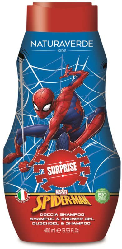 Marvel Spiderman Shower Gel Shampoo Ampoon Ja Du Igeel Kaks Hes