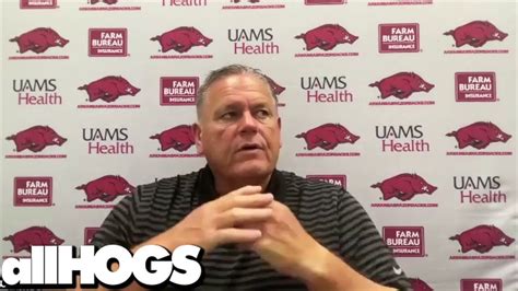 Hogs Sam Pittman On Alabama Game Video Dailymotion