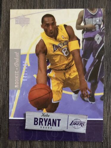 2005 06 Kobe Bryant Upper Deck Rookie Debut Silver Parallel D 041 100