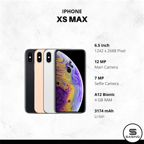 Jual Iphone Xs Max Gb Second Original Shopee Indonesia