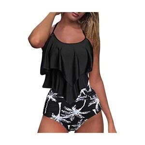 Jdamsixygs Costume Da Bagno Due Pezzi Sexy Estivo Donna Costume Bikini Strappy Imbottito Top E