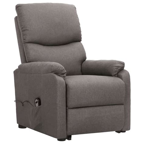 Rho Fauteuils Et Chaises Fauteuil Inclinable Gris Clair Tissu