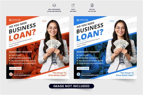 Bank Loan Web Banner Template Vector Graphic By Iftikharalam Creative