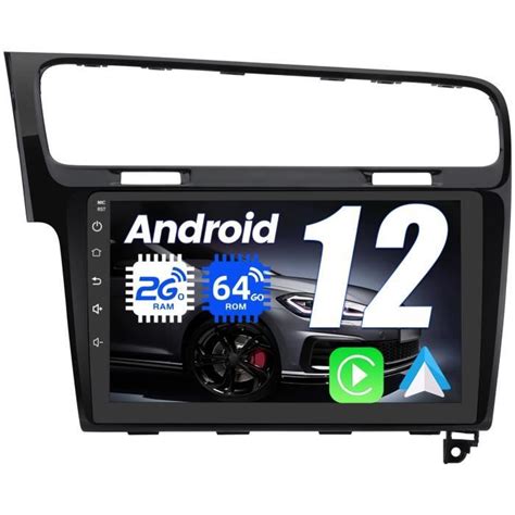 JUNSUN Autoradio Android 13 2Go 64Go Pour VW Golf 7 2012 2020 10