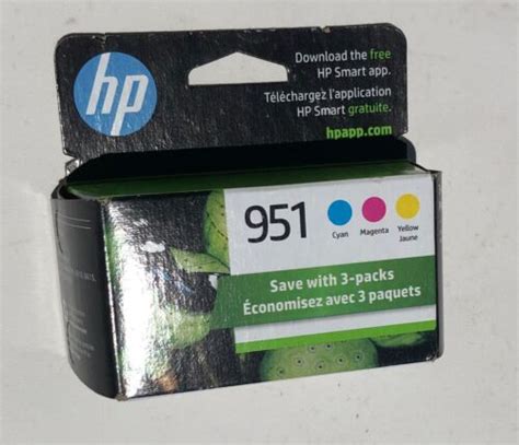 Genuine Hp 951 Color Ink Cartridges Exp 0923 Ebay