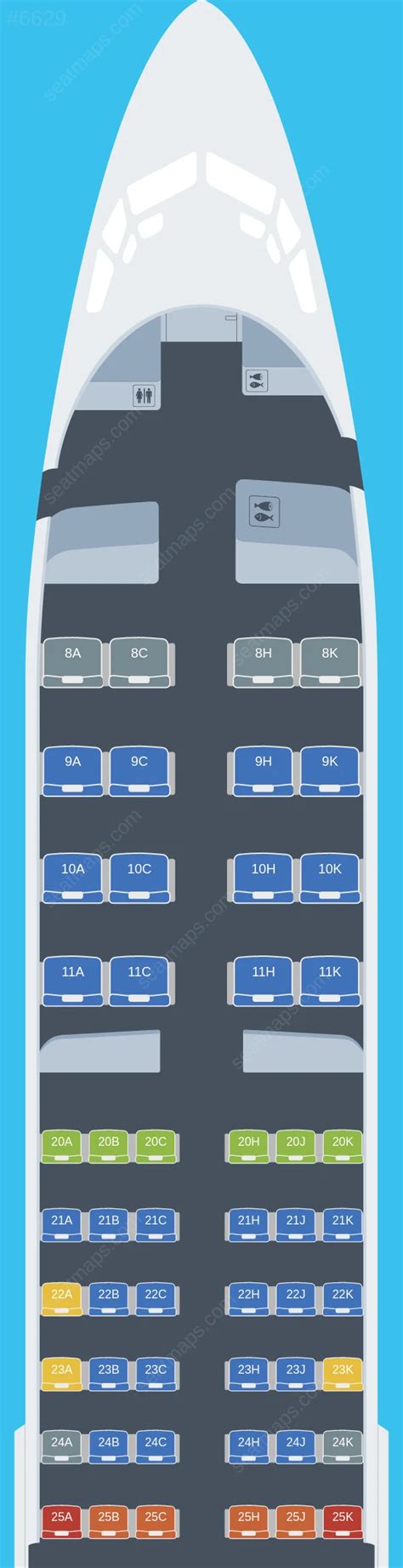 Seat Map Ratings Of Egyptair Boeing