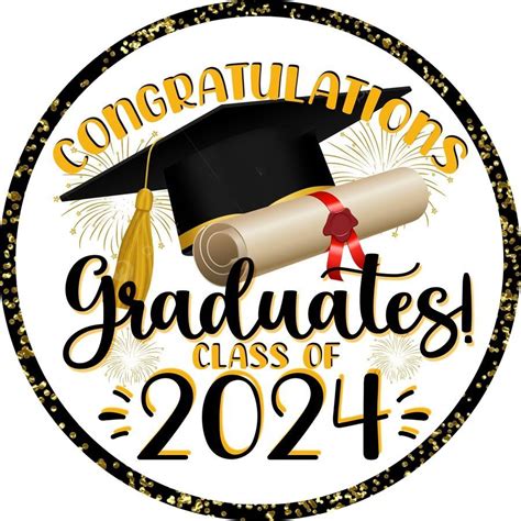 Graduation Logo 2024 Congratulations Graduate Congratulations