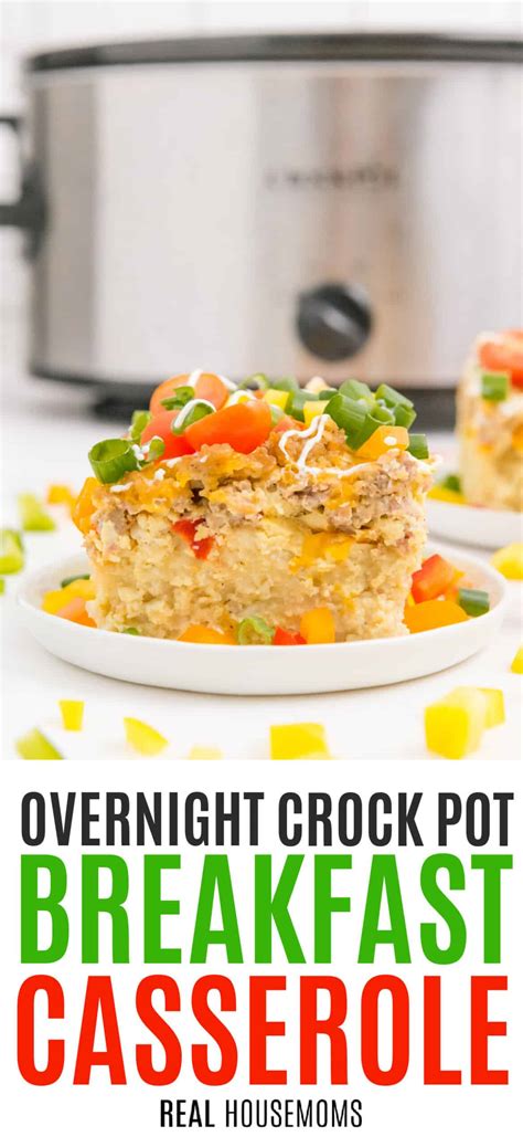 Overnight Crockpot Breakfast Casserole ⋆ Real Housemoms