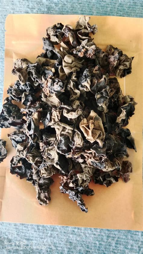 Dry Edible Black Fungus Cloud Ear And Wood Ear Mushrooms 500 Gm Bm