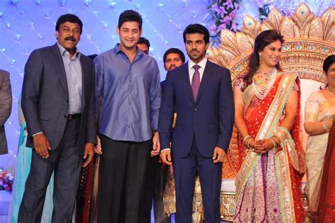 ACTRESS: Ram Charan Wedding Reception Photos