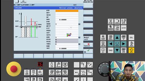 TUTORIAL NC CNC SINUMERIK 808D PEMROGRAMAN MANUAL DASAR YouTube