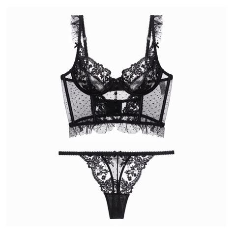 Ensemble De Lingerie En Dentelle Femmes Brassi Re Avec Armatures