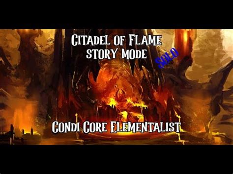 Guild Wars Solo Dungeons Citadel Of Flame Story Mode Condi Core