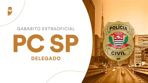 Gabarito Extraoficial Concurso Delegado SP VEJA AQUI