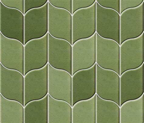 Green Crazing Tile Leaf Pattern Architextures