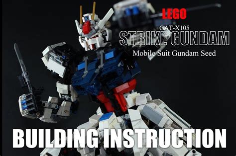 BUILDING INSTRUCTION LEGO Strike Gundam Part 2 Mobile Suit Gundam Seed ...