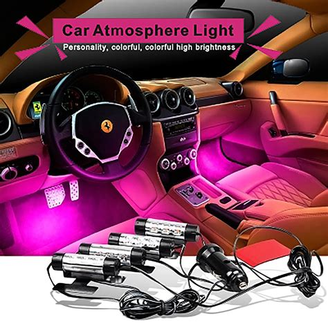 Attractive X Led Car Charge V W Glow Interior Decorative In