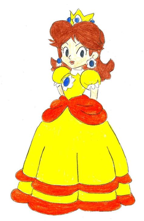 How To Draw Princess Daisy Princess Daisy Princess Drawings Daisy