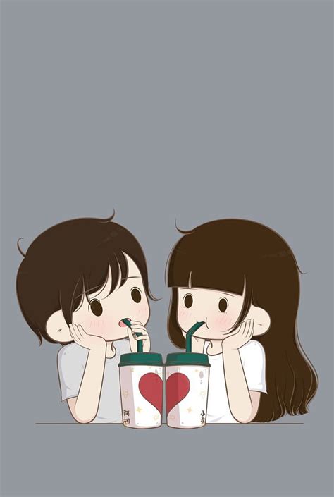 Drawing Cute Couple Cartoon Novocom Top Korean Couple Cartoon Hd