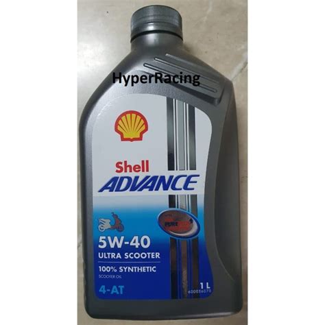 Jual Shell Advance Ultra Scooter 5W 40 1 Liter Oli Matic Full