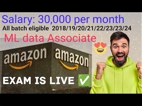 Amazon Recruitment Exam Is Live Salary 4 LPA All Degree Eligible