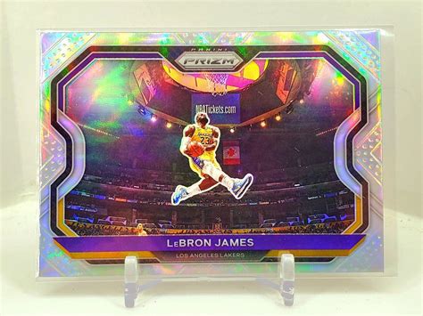 Panini Prizm Lebron James Silver Refractor Kobe Tribute Dunk