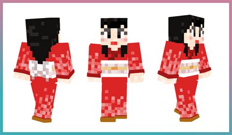 Tips4 Kimono Girl Minecraft Skin Editor 2d News