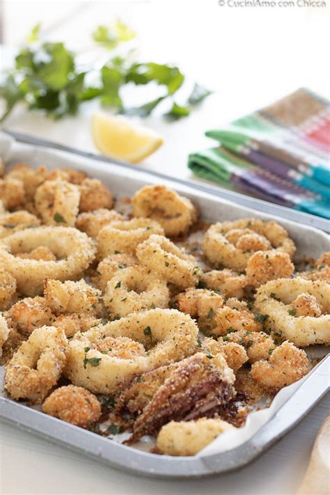 CALAMARI E GAMBERI GRATINATI AL FORNO SAPORITISSIMI CuciniAmo Con Chicca