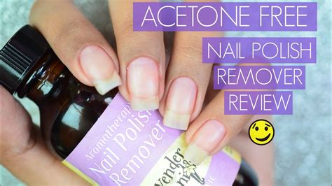 Acetone Free Nail Polish Remover Demo Review Youtube