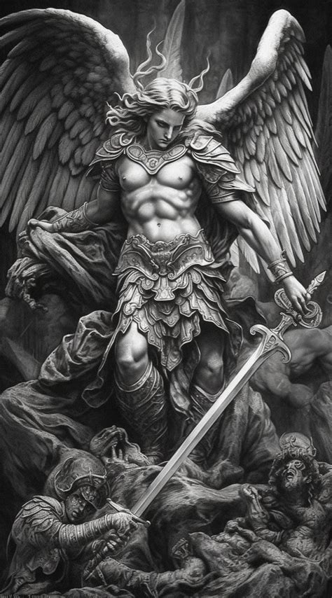 Arcanjo Angel Warrior Tattoo Archangel Tattoo Archangel Michael Tattoo