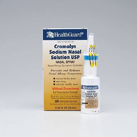 Healthguard Cromolyn Sodium Nasal Solution 88 Oz Pack Of 4